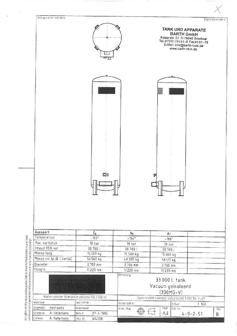 Druckbehälter aus Stahl/Edelstahl, Cryogentank (4)