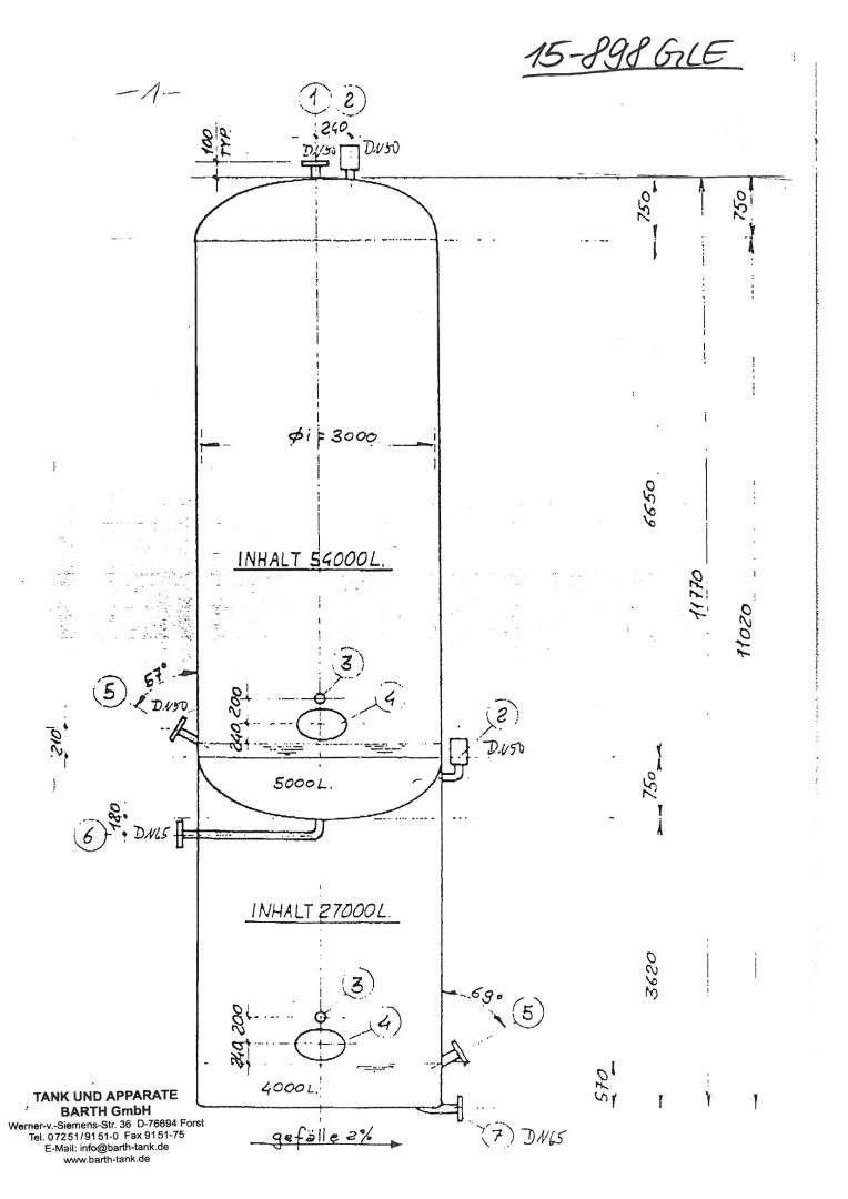Lagerbeh&auml;lter aus GFK, 2% Gef&auml;lle zum Auslauf (1)