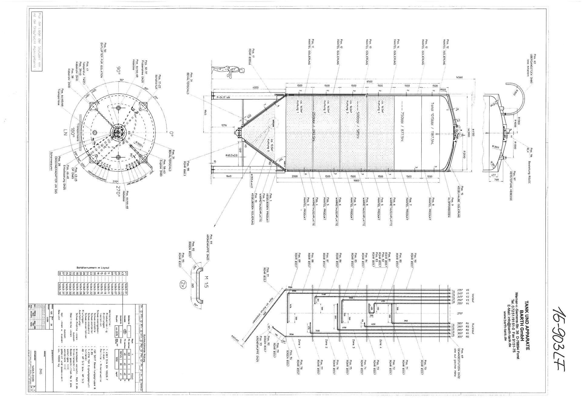 Druckbeh&auml;lter aus Edelstahl (V2A), WSt 1.4301 IIIc (1)