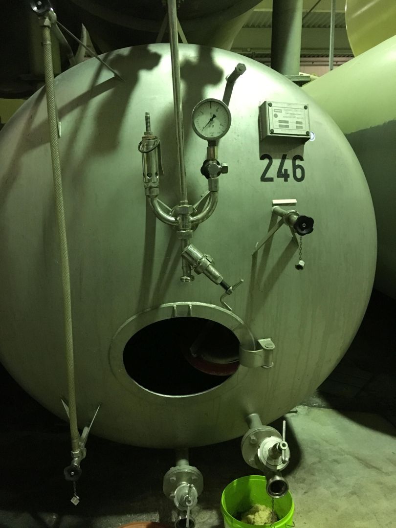 Druckbehälter aus Edelstahl (V4A), liegend (4)