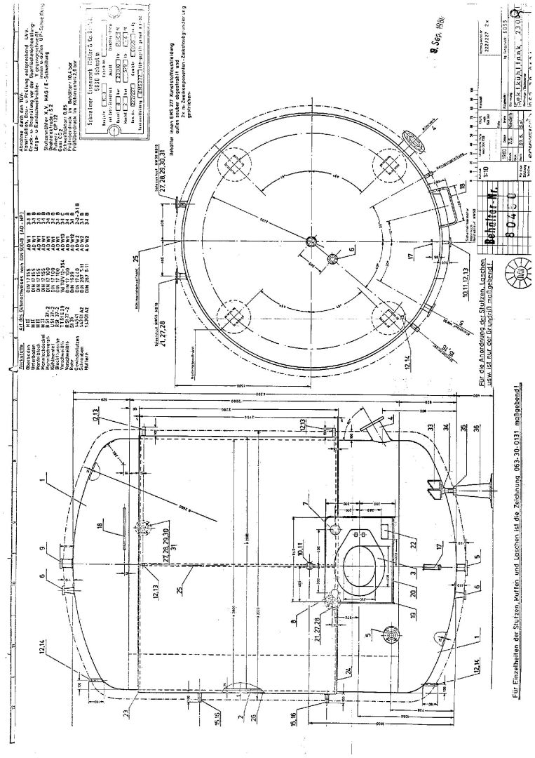 Druck-/ Rührwerksbehälter aus Stahl, heiz-/kühlbar (3)