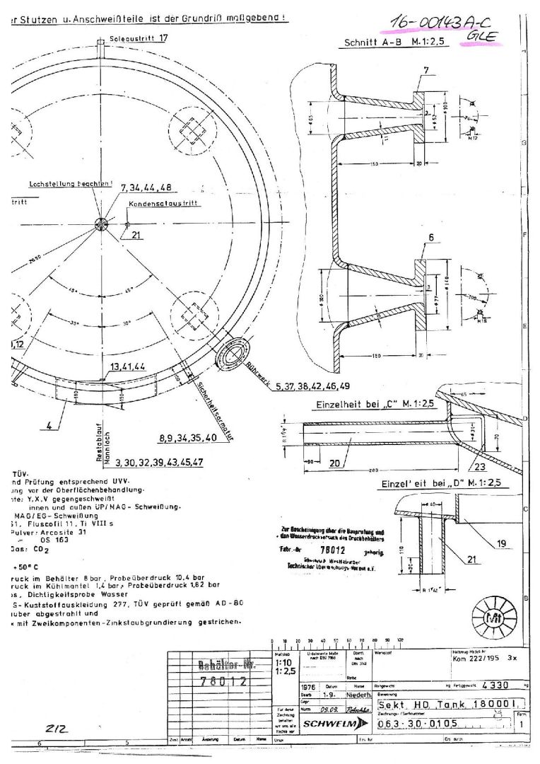 Druckbehälter aus Stahl, Rührwerk, kühl-/heizbar (4)
