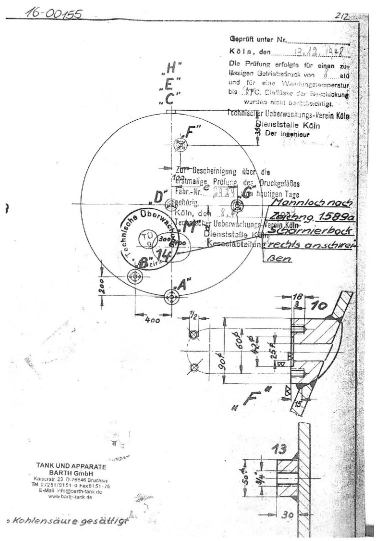Druckbehälter aus Stahl, Rührwerk (Sektdrucktanks) (4)