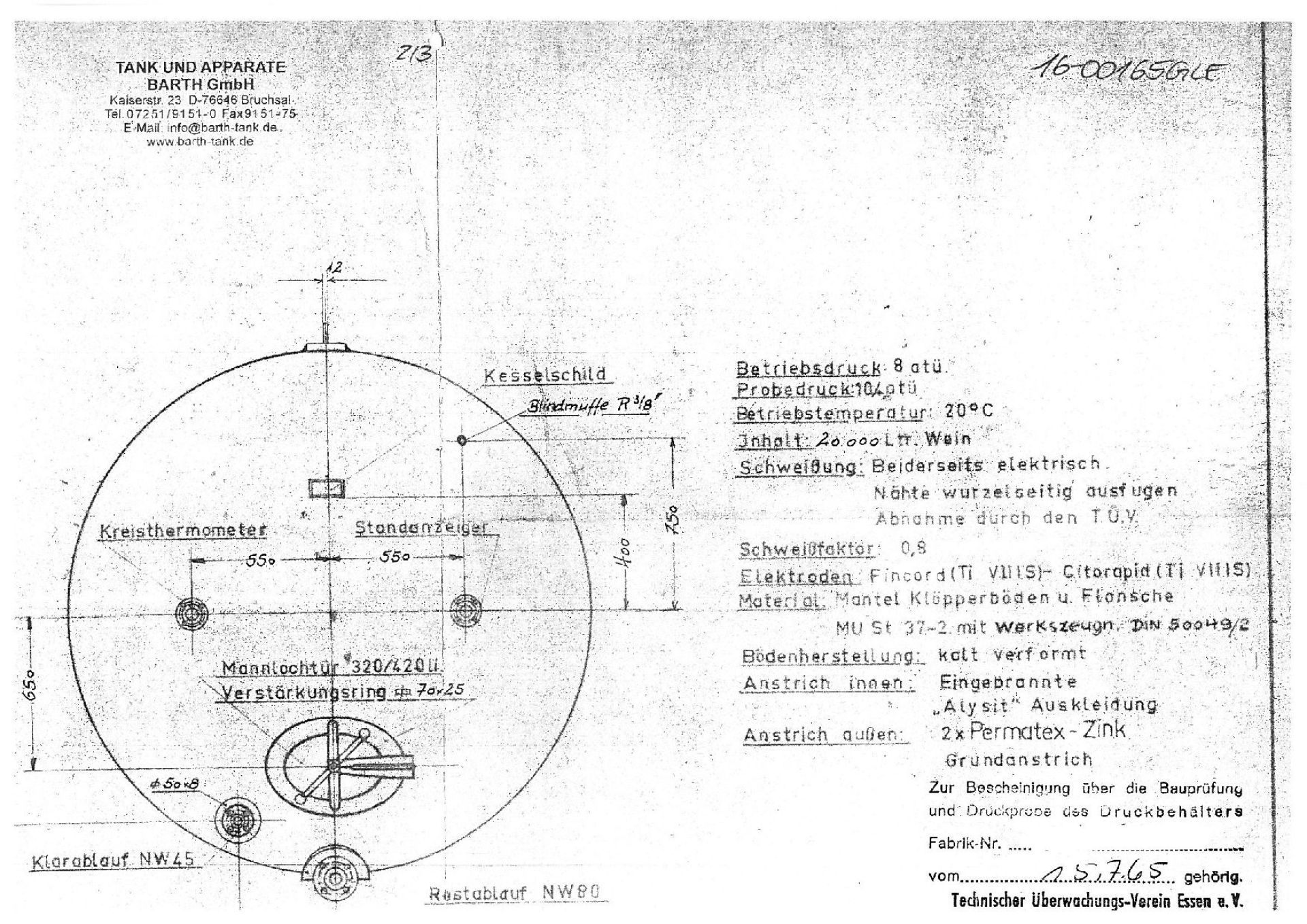 Druckbehälter aus Stahl, epoxidharzbeschichtet (5)