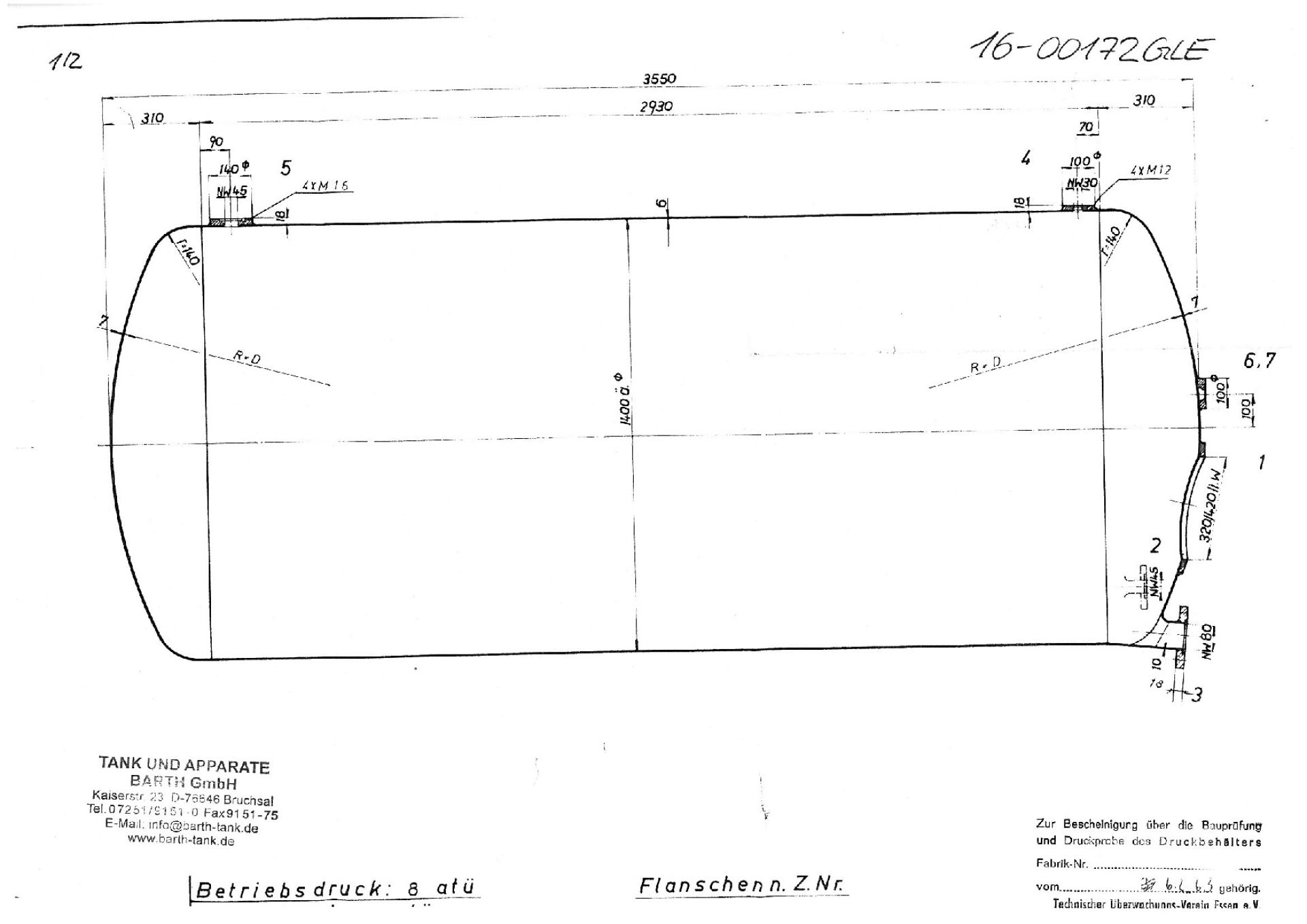 Druckbeh&auml;lter aus Stahl, epoxidharzbeschichtet (1)
