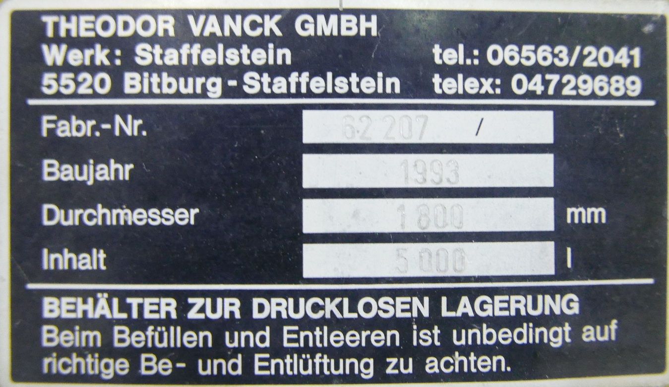 Rührwerksbehälter aus GFK, (16-151) (3)