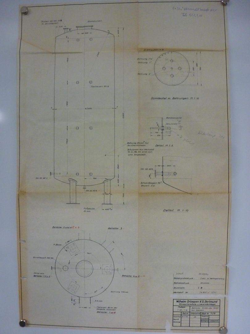 Lagerbeh&auml;lter aus Edelstahl (V2A), stehend (1)
