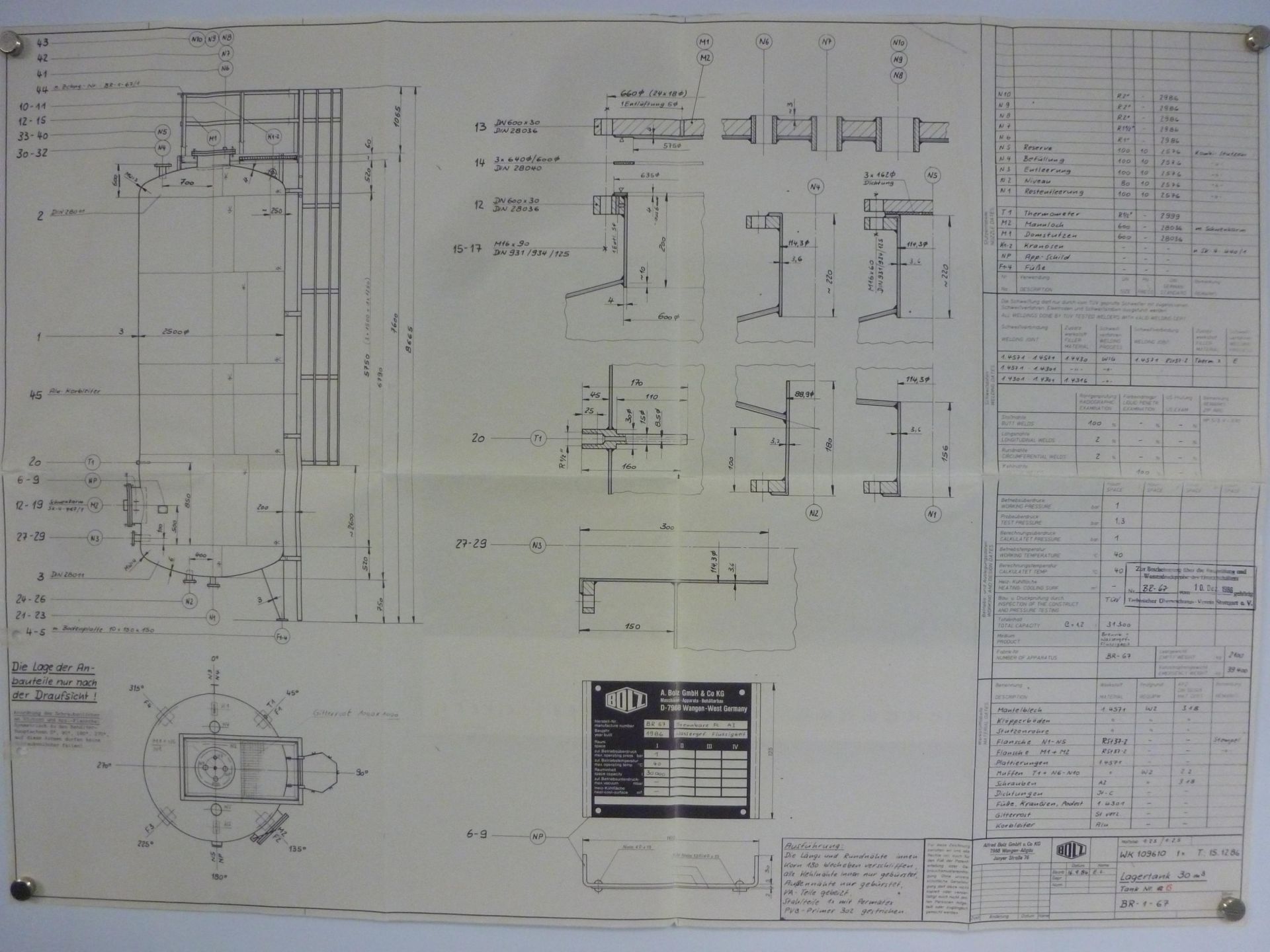 Lagerbeh&auml;lter aus Edelstahl (V4A), WHG-Beh&auml;lter (1)
