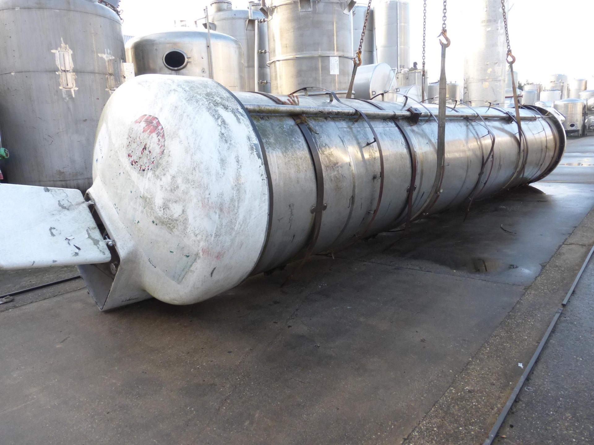 Druckbehälter aus Edelstahl (V2A), Fahrzeugaufl. (2)