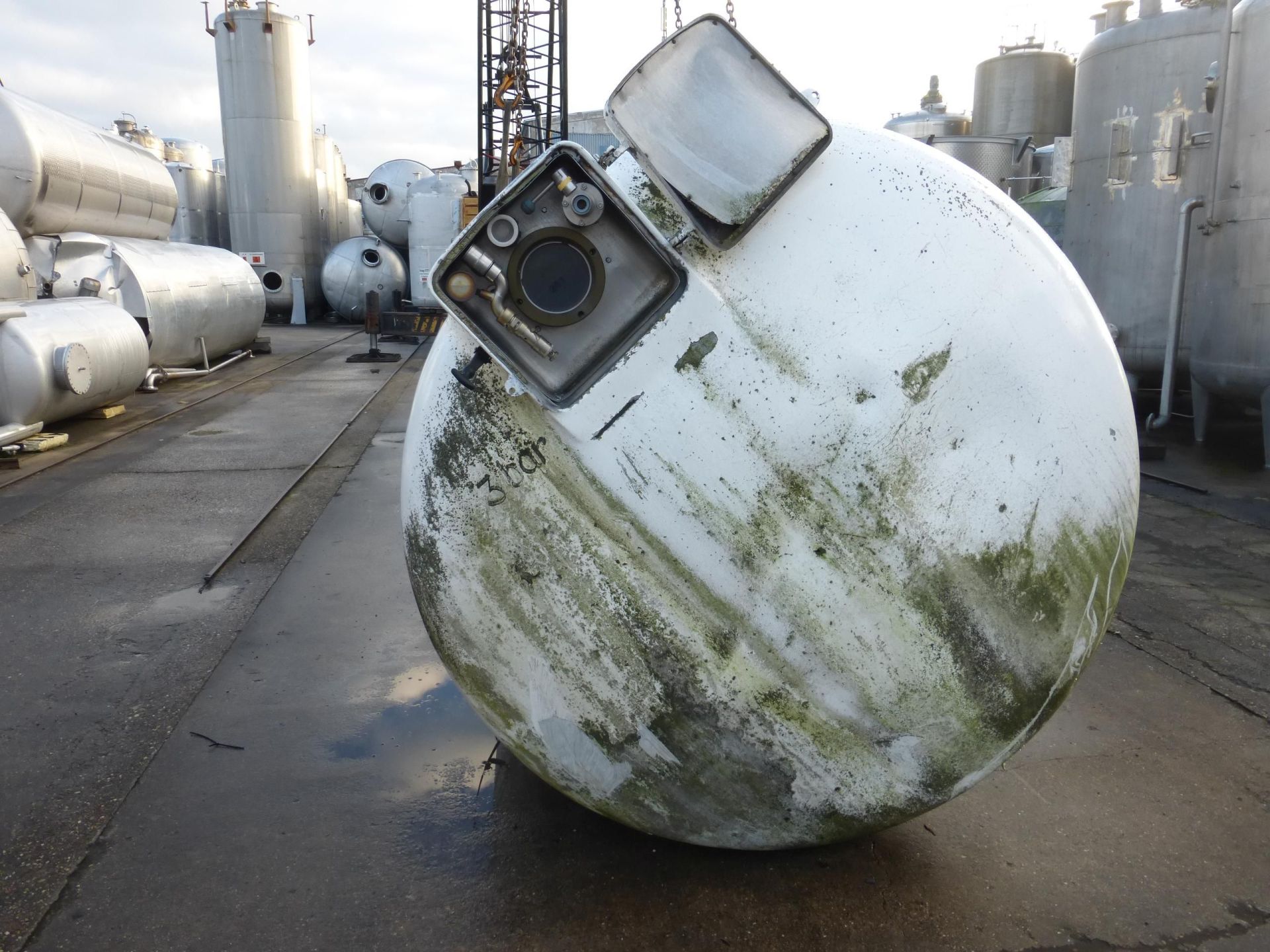 Druckbehälter aus Edelstahl (V2A), Fahrzeugaufl. (3)