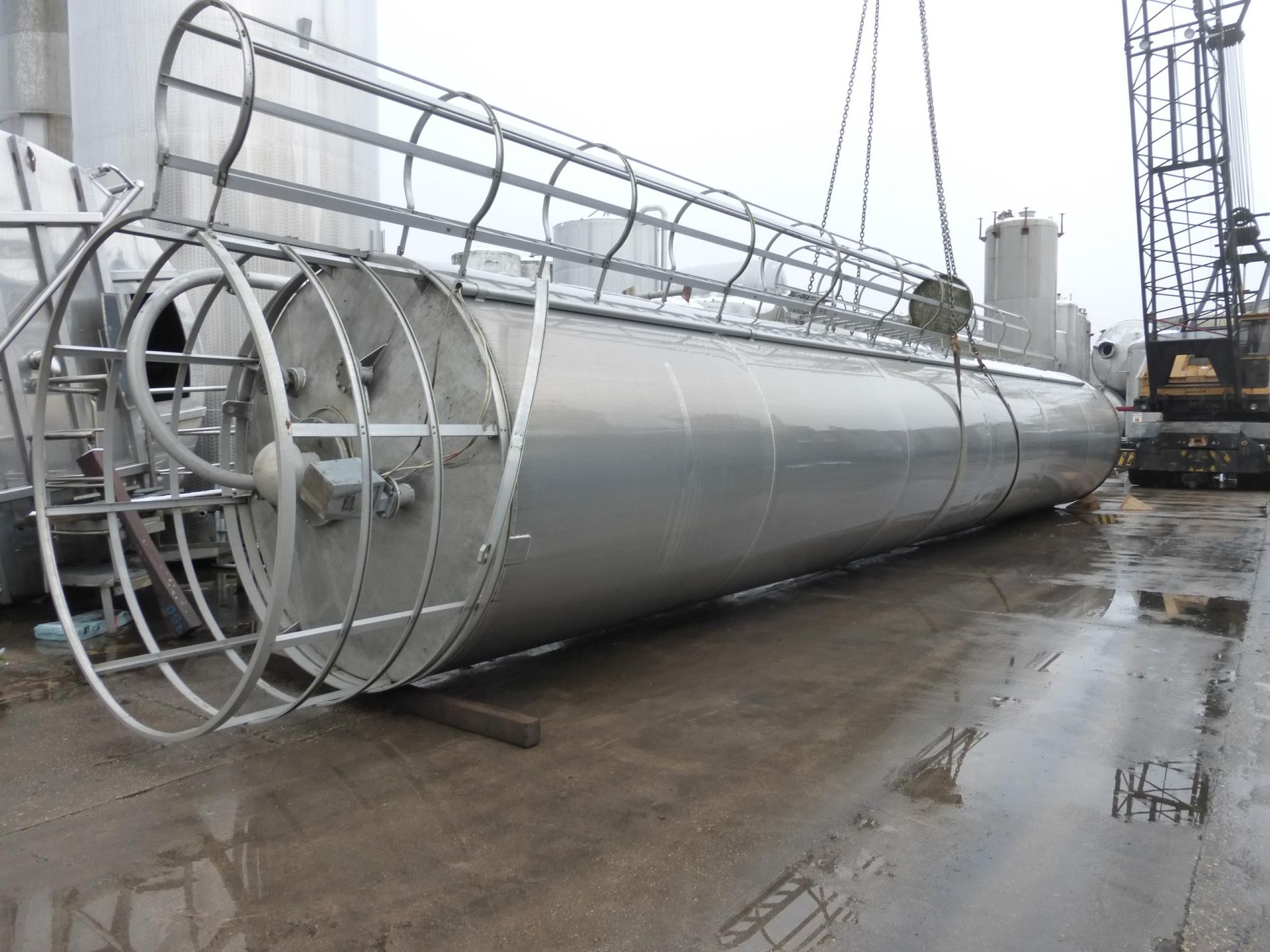 Lagersilo aus Aluminium, stehend (1)