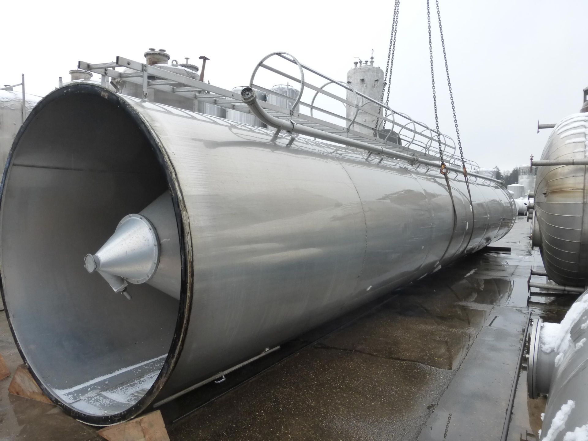 Lagersilo aus Aluminium, stehend (2)