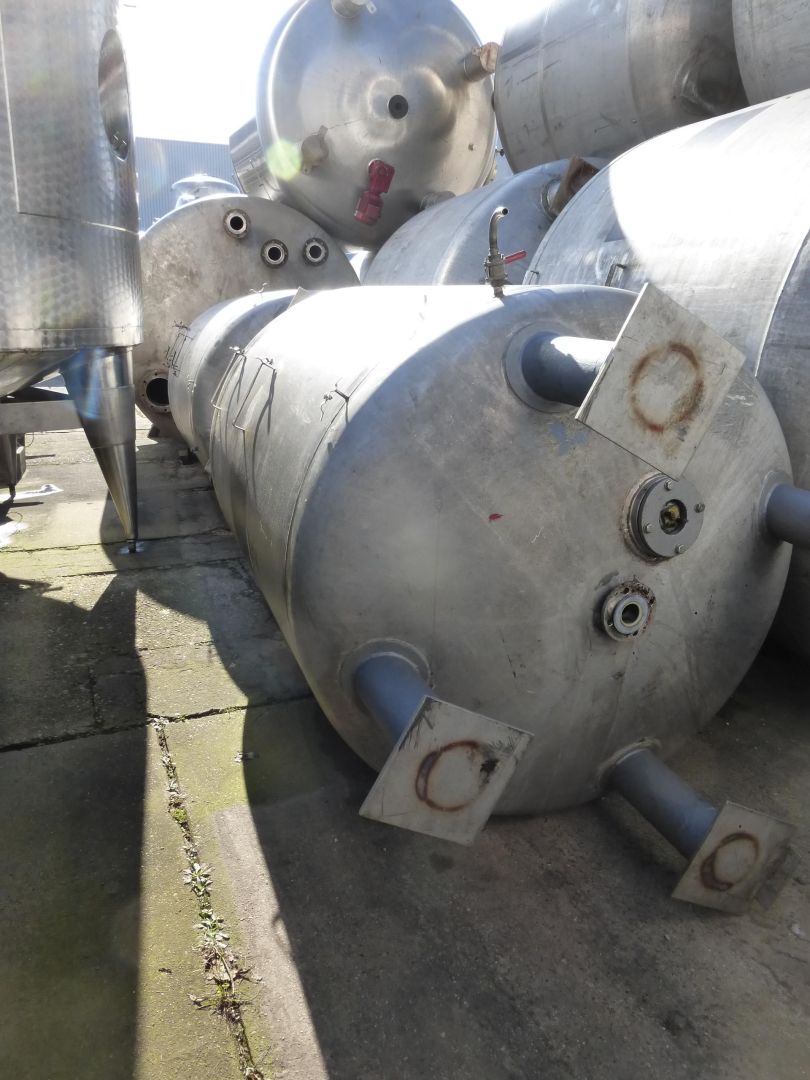 Lagerbehälter aus Edelstahl (V4A), WSt. 1.4435 (2)