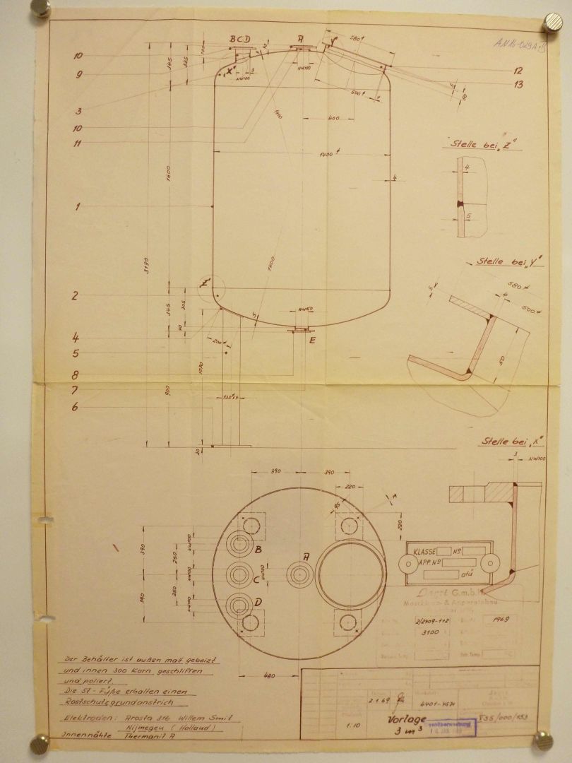 Lagerbehälter aus Edelstahl (V4A), WSt. 1.4435 (3)