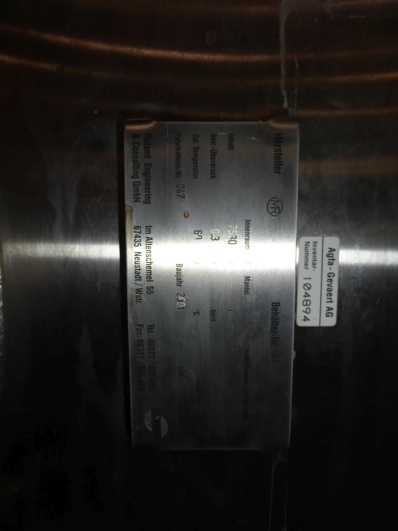 Rührwerskbehälter aus Edelstahl (V4A), WSt 1.4539 (4)