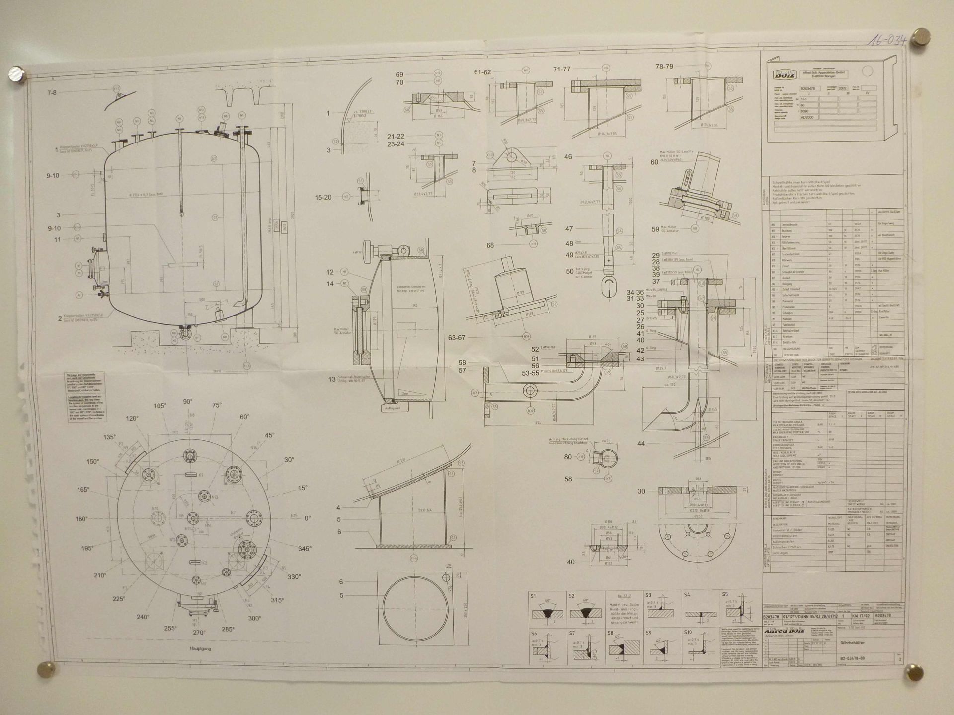 Druck-/Unterdruckbehälter aus Edelstahl, Rührwerk (5)