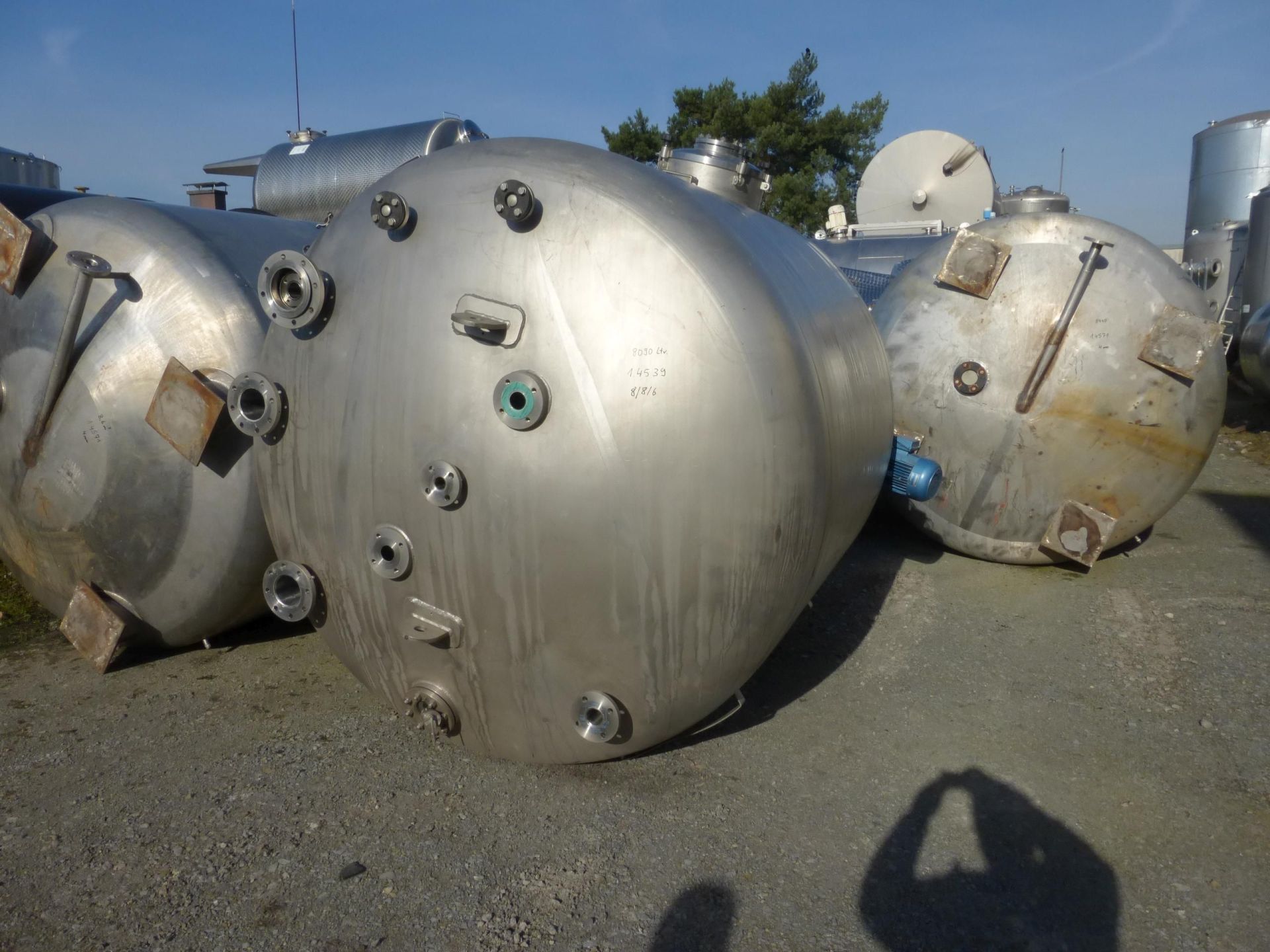 Druck-/Unterdruckbehälter aus Edelstahl, Rührwerk (3)