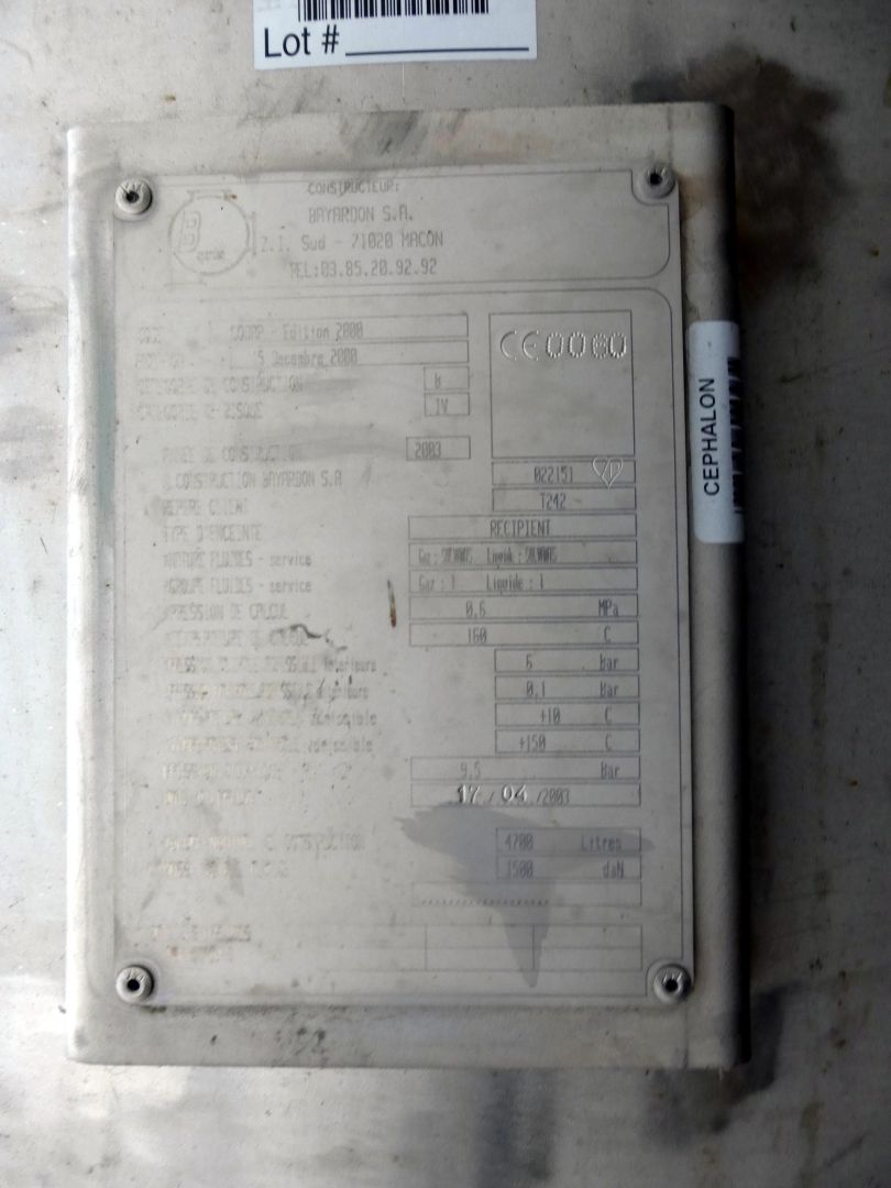 Druckbehälter aus Edelstahl (V4A), WSt. 1.4401 (4)