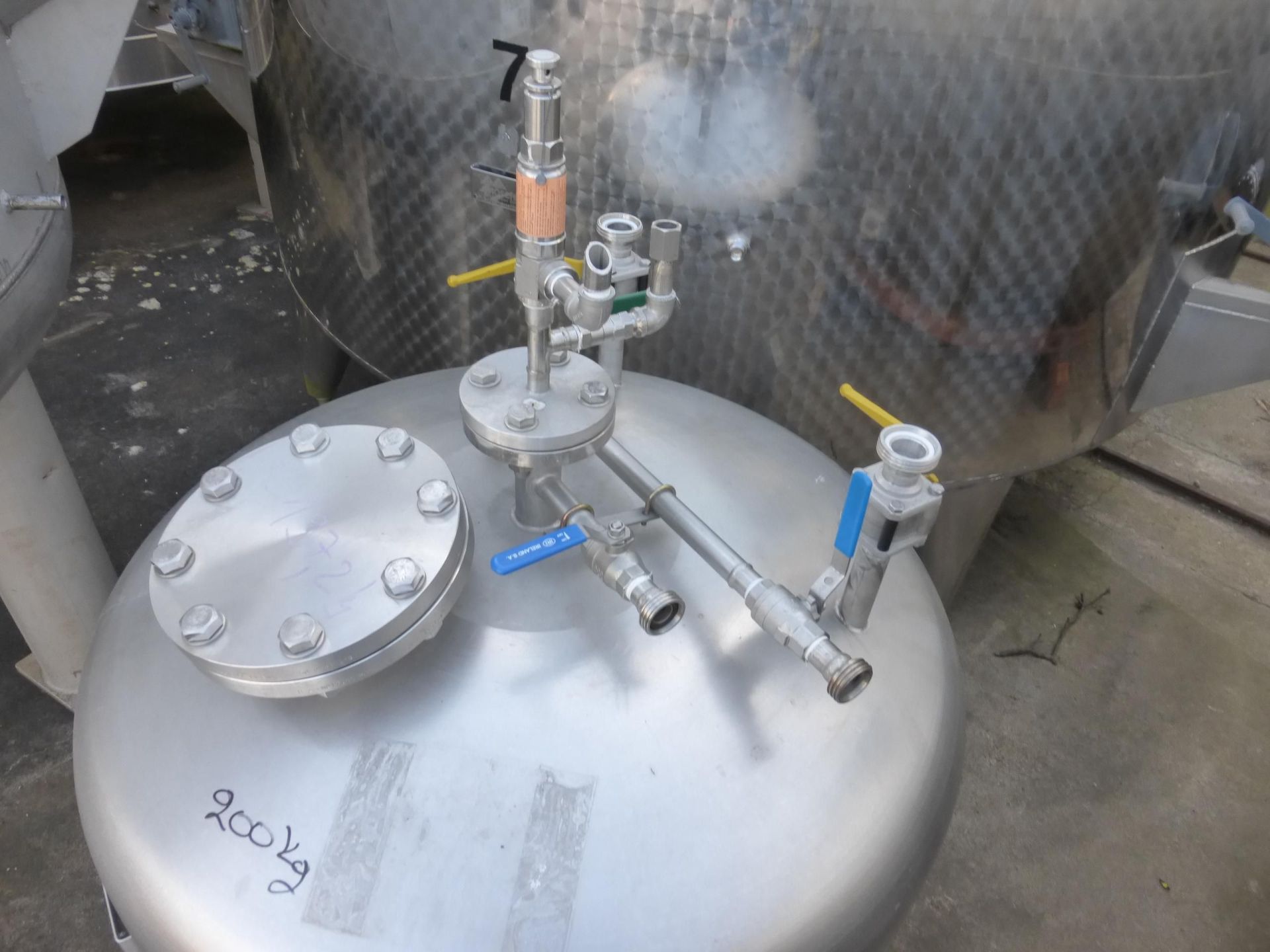 Druck-/Unterdruckbehälter aus Edelstahl (V4A) (3)