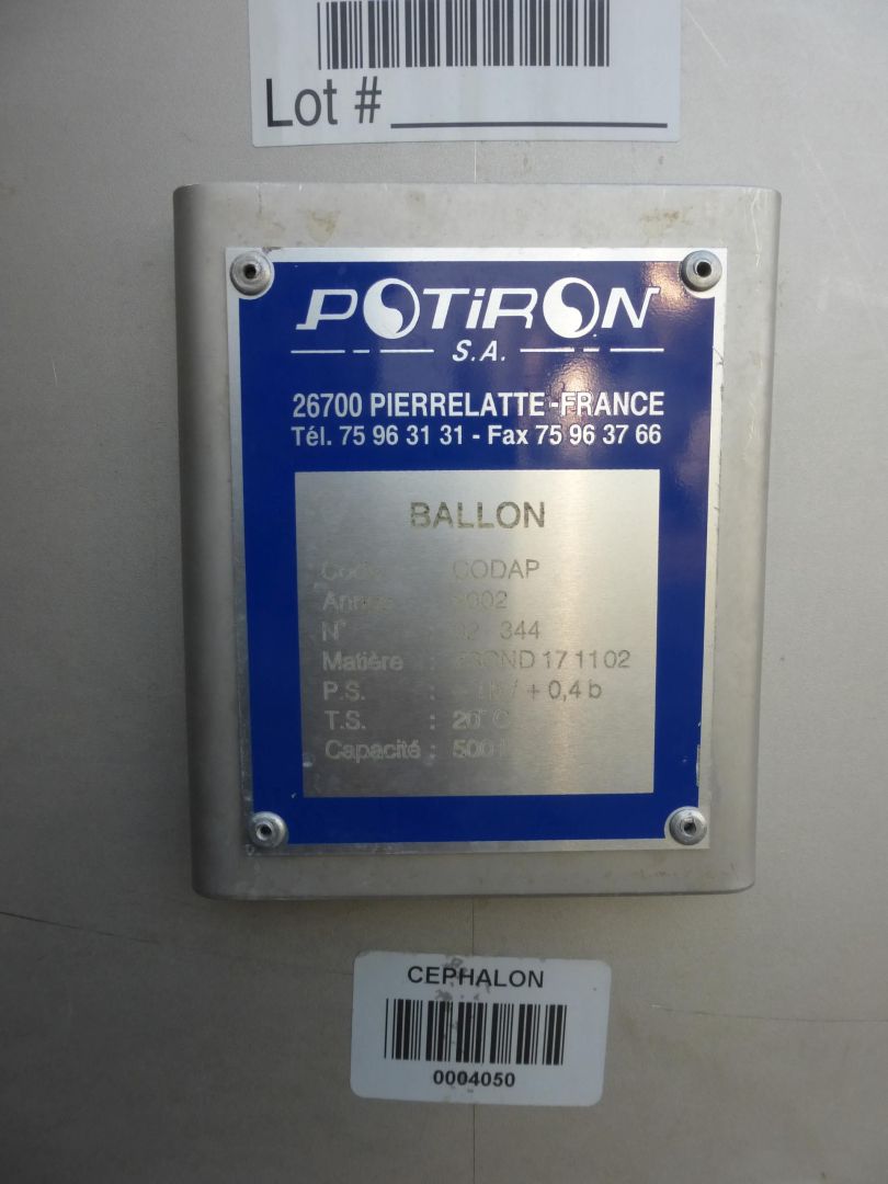 Druck-/Unterdruckbehälter aus Edelstahl (V4A) (4)