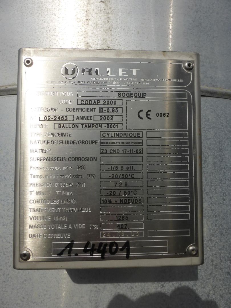 Druck-/Unterdruckbehälter aus Edelstahl (V4A) isol (5)