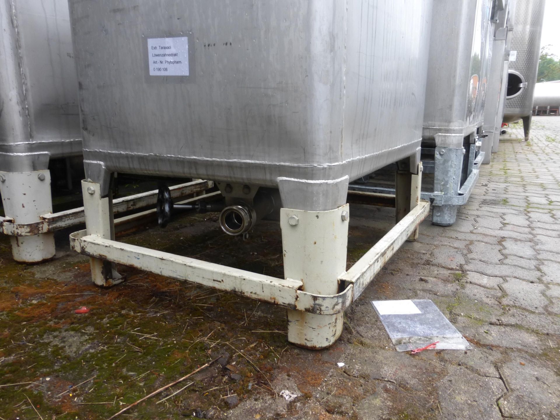 Transportbehälter aus Edelstahl (V2A), kubisch (2)