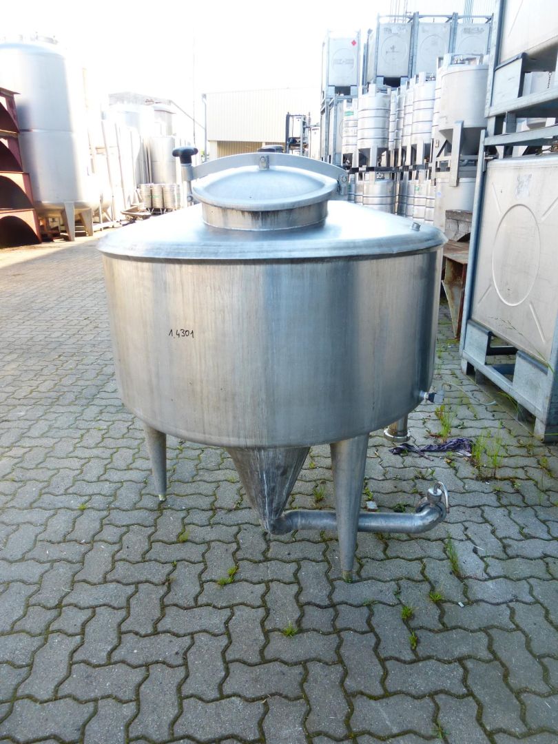 Lagerbeh&auml;lter aus Edelstahl (V2A), WSt. 1.4301 (1)