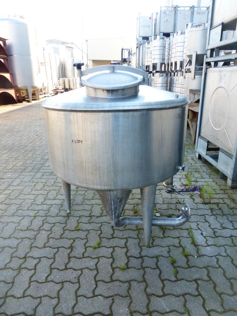 Lagerbeh&auml;lter aus Edelstahl (V2A), WSt. 1.4301 (1)