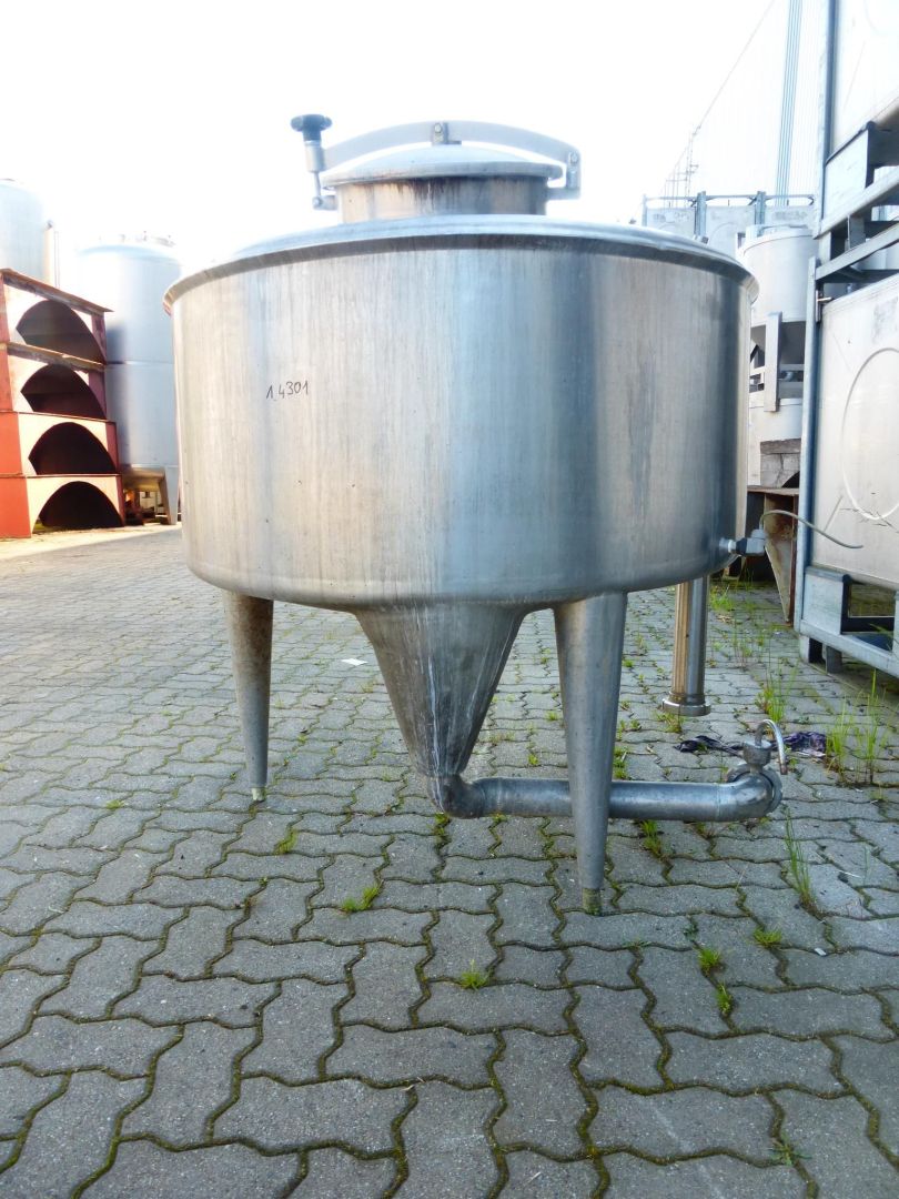 Lagerbehälter aus Edelstahl (V2A), WSt. 1.4301 (2)