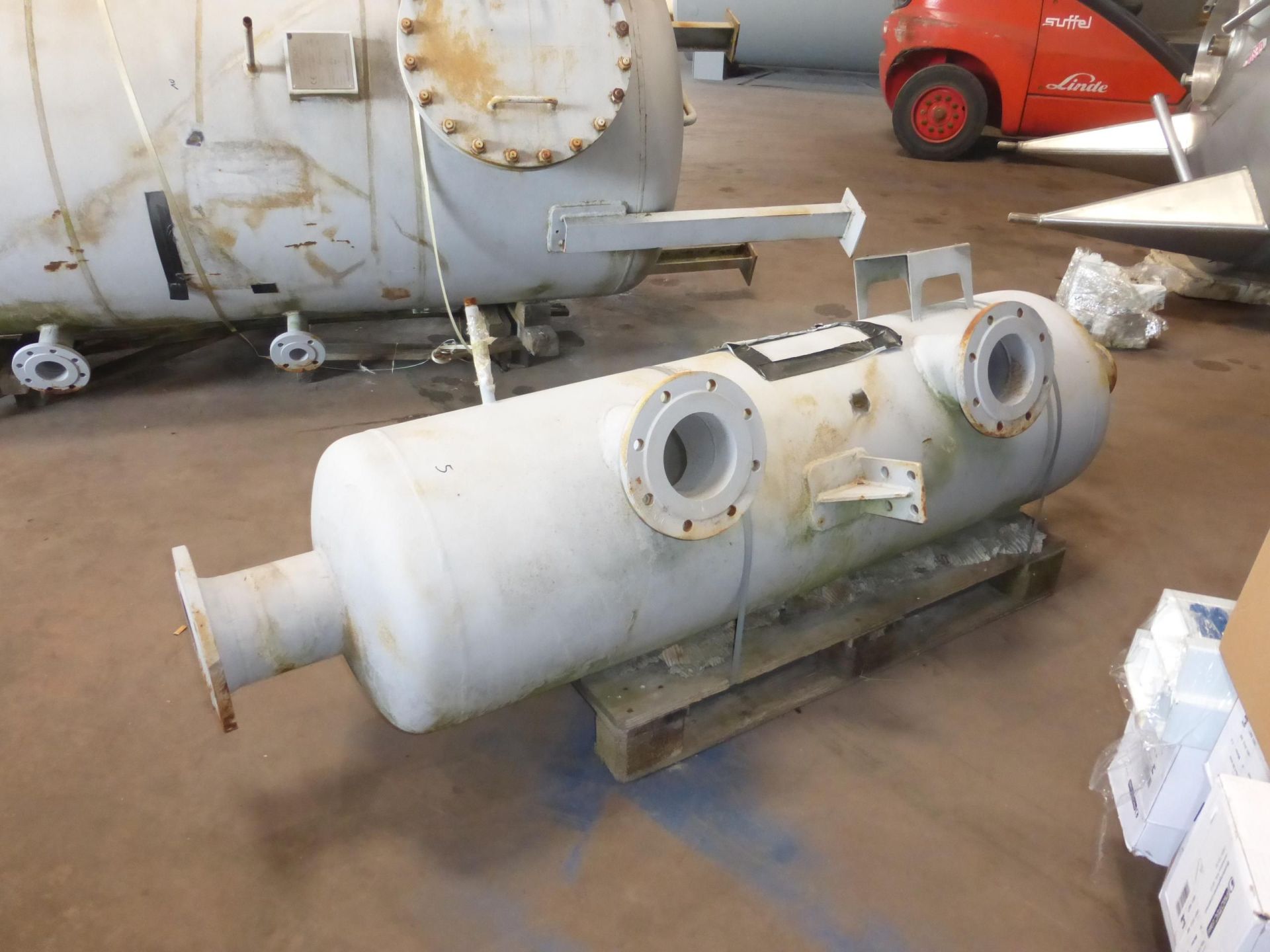 Druckbehälter aus Stahl, - ungebraucht - (2)