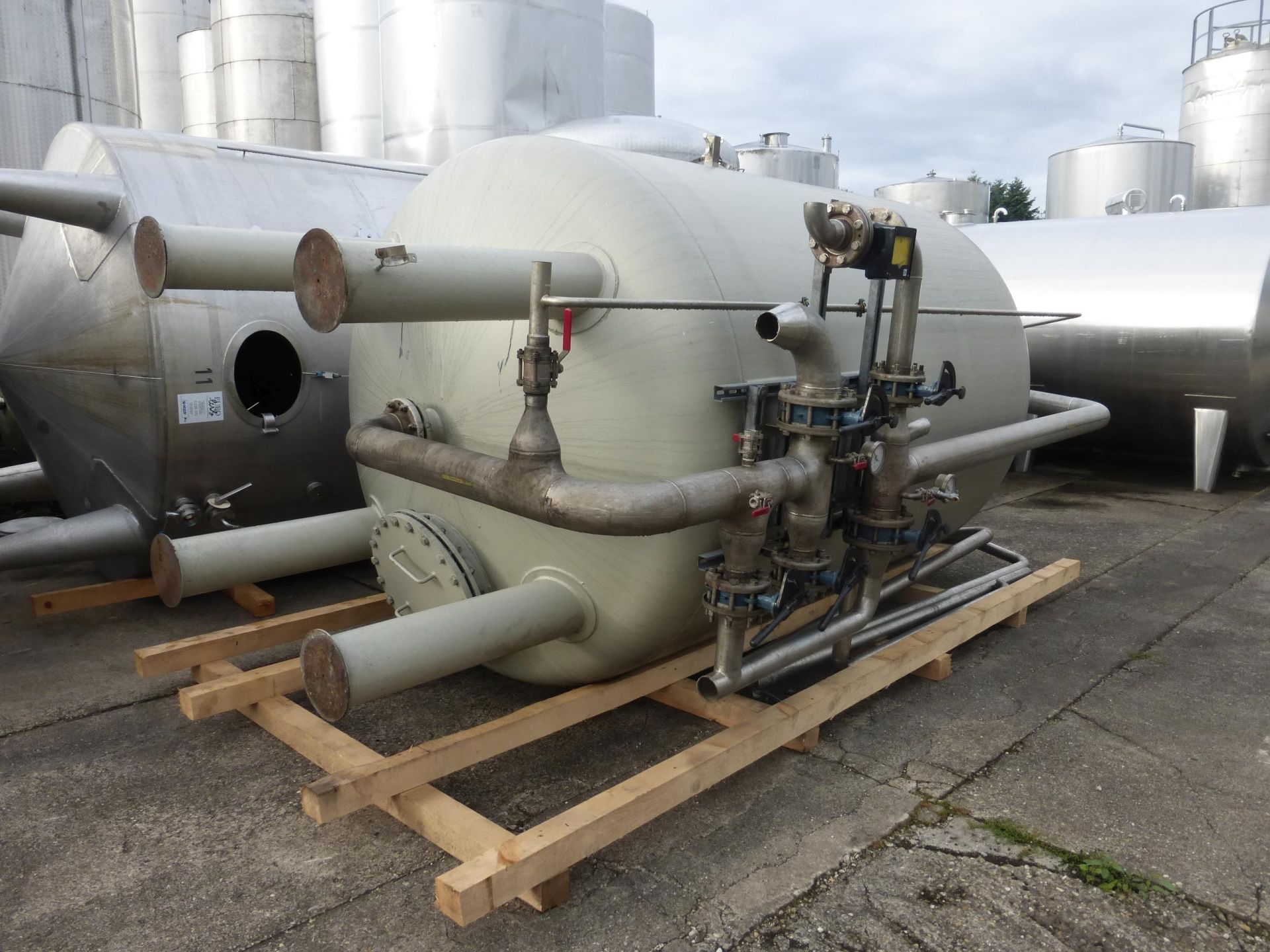 Druckbeh&auml;lter aus Stahl, Filterbeh&auml;lter gummiert (1)