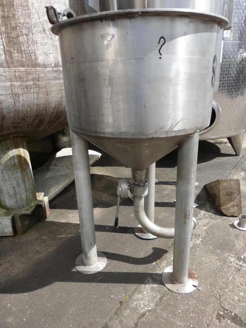 Lagerbehälter aus Edelstahl (V2A), oben offen (3)