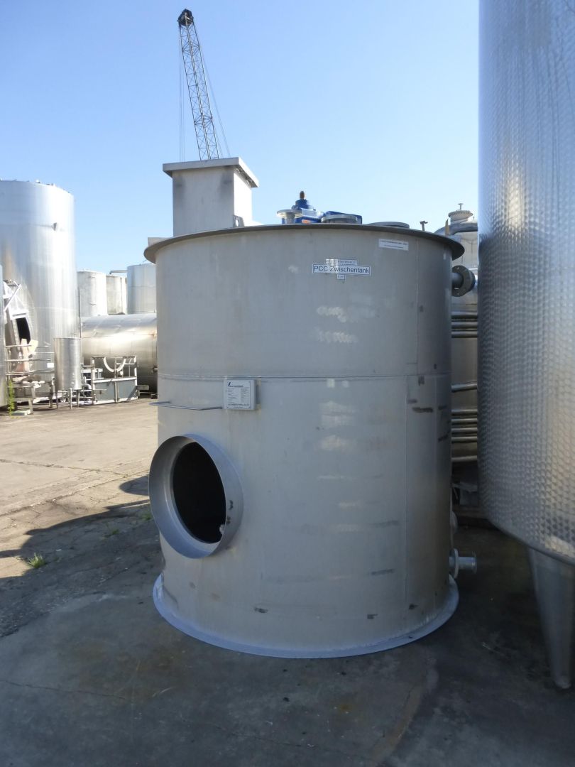 Rührwerksbehälter aus Edelstahl (V4A), WSt. 1.4404 (2)