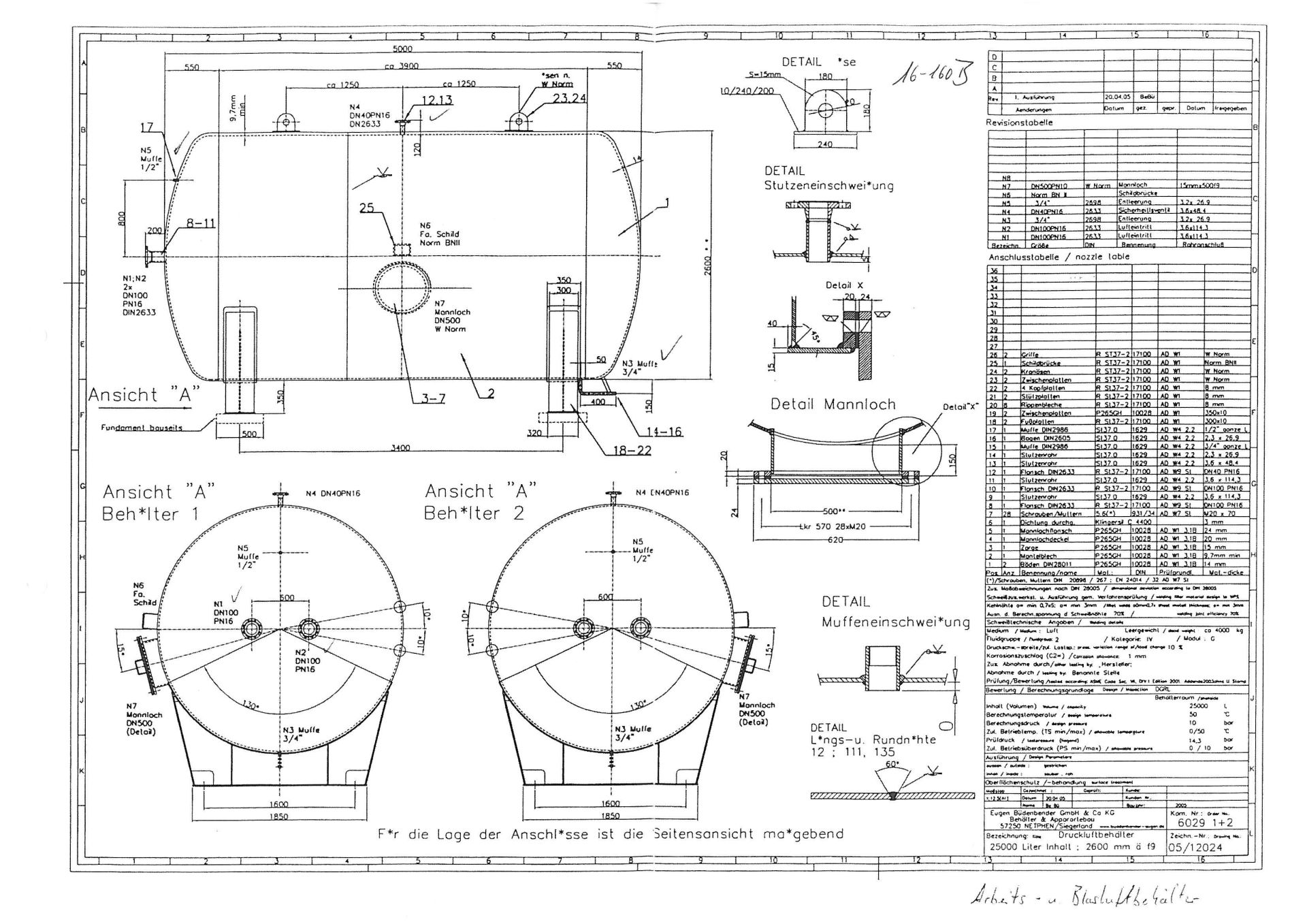 Druckbehälter aus Stahl, ehem. Druckluftbehälter (5)