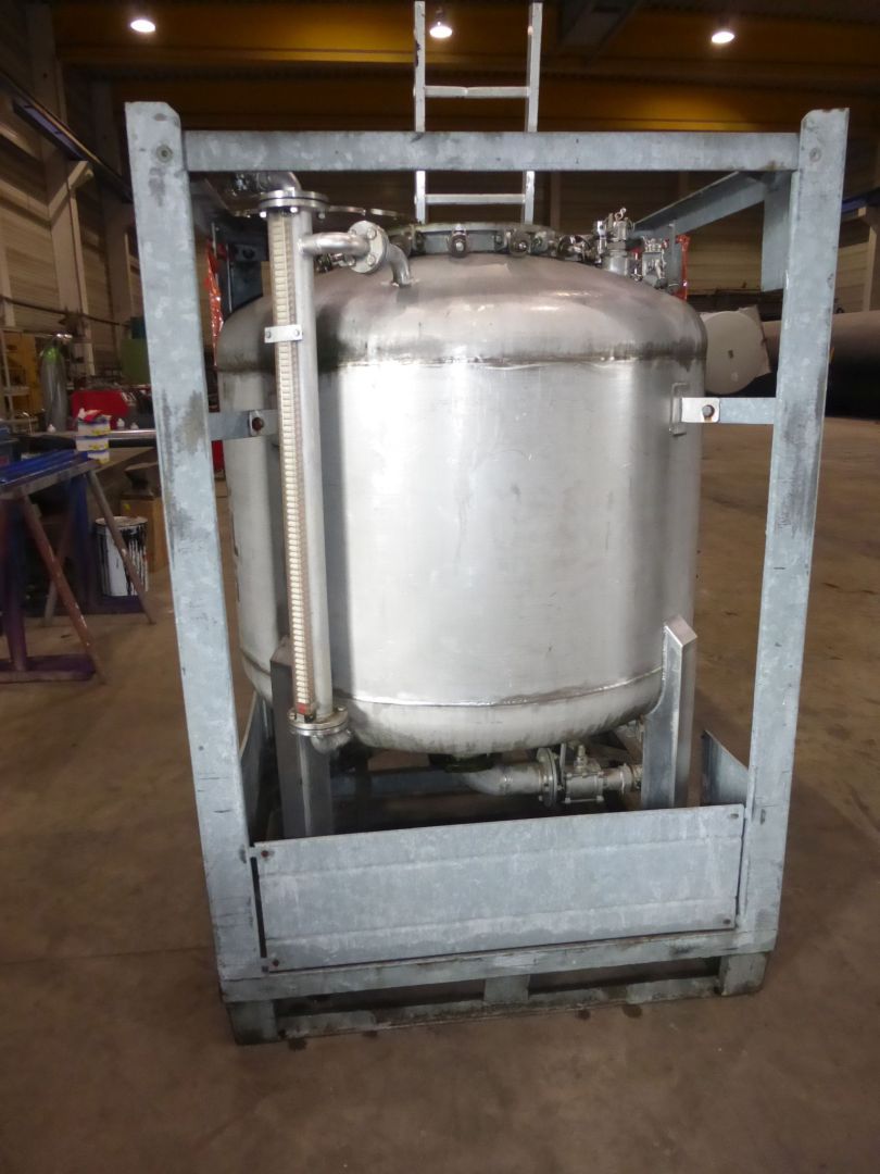 Druckbehälter aus Edelstahl (V4A) 2-fach stapelbar (2)