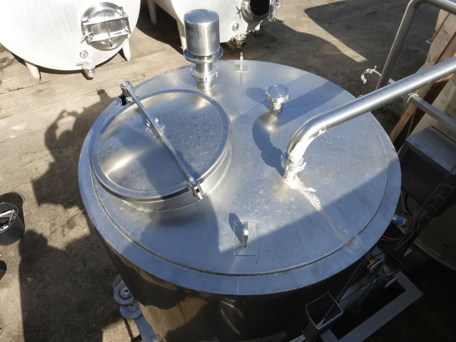 Lagerbehälter aus Edelstahl (V2A), isoliert (4)