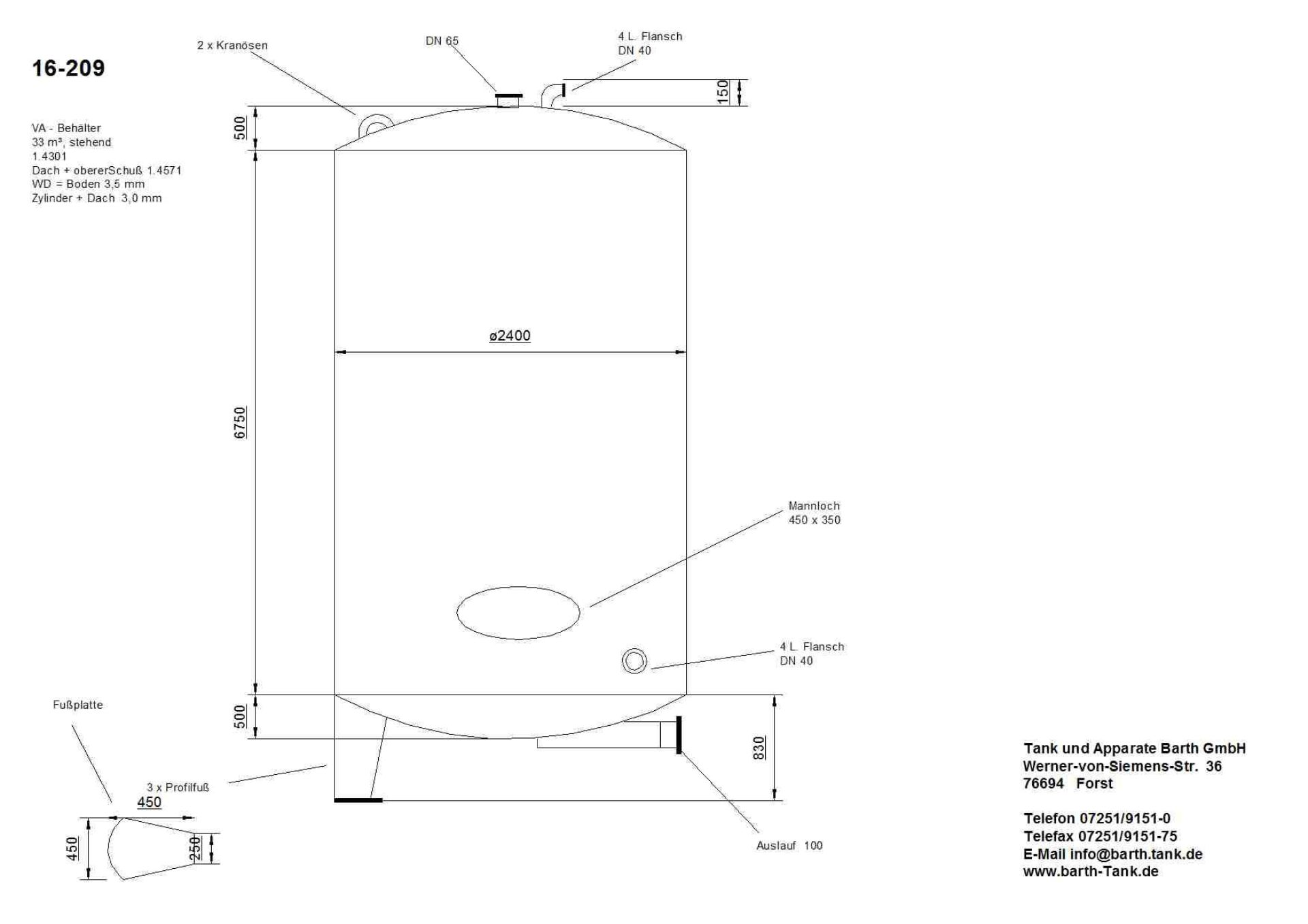 Lagerbehälter aus Edelstahl (V2A), (KZE-Tanks) (5)