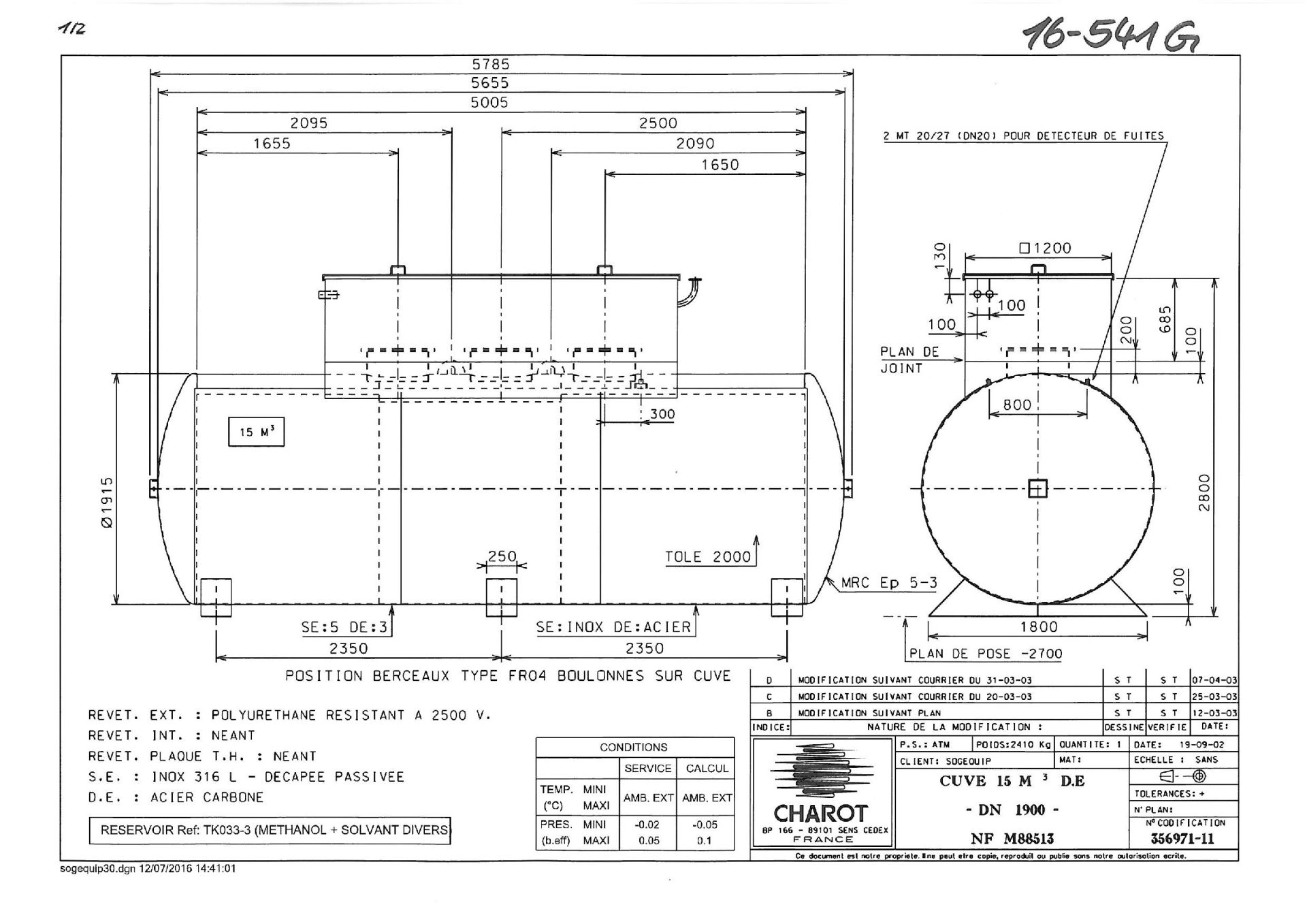 Lagerbehälter aus Edelstahl/Stahl, ähnlich 6608/2 (5)
