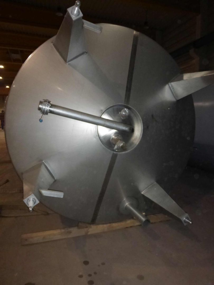 Lagerbehälter aus Edelstahl V4A, CIP-Tanks, isol. (3)