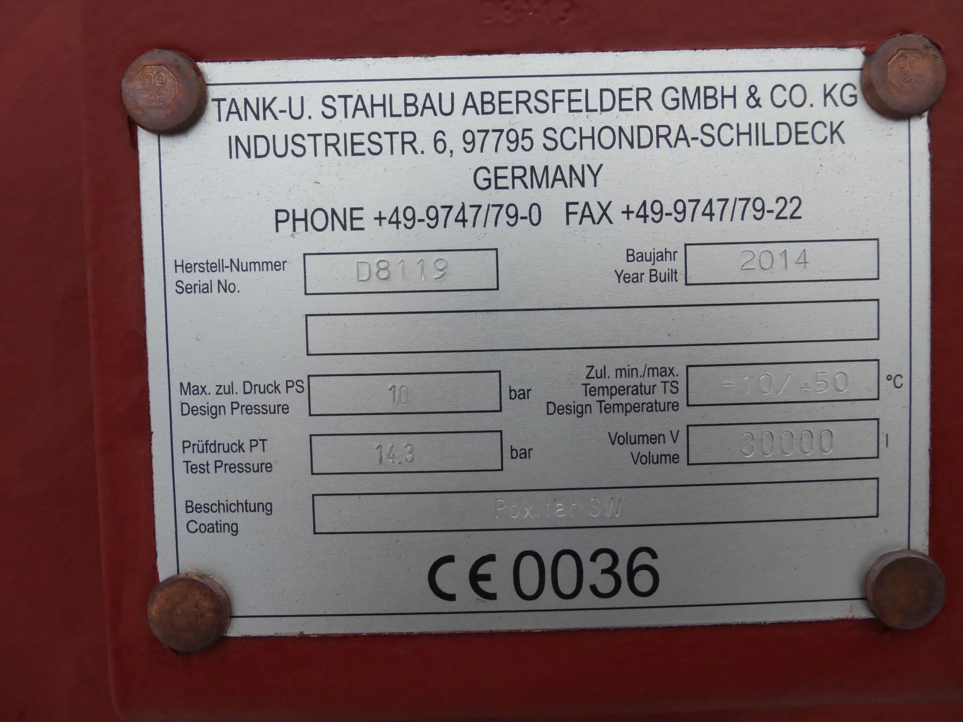 Druckbehälter aus Stahl, epoxidharzbeschichtet (3)