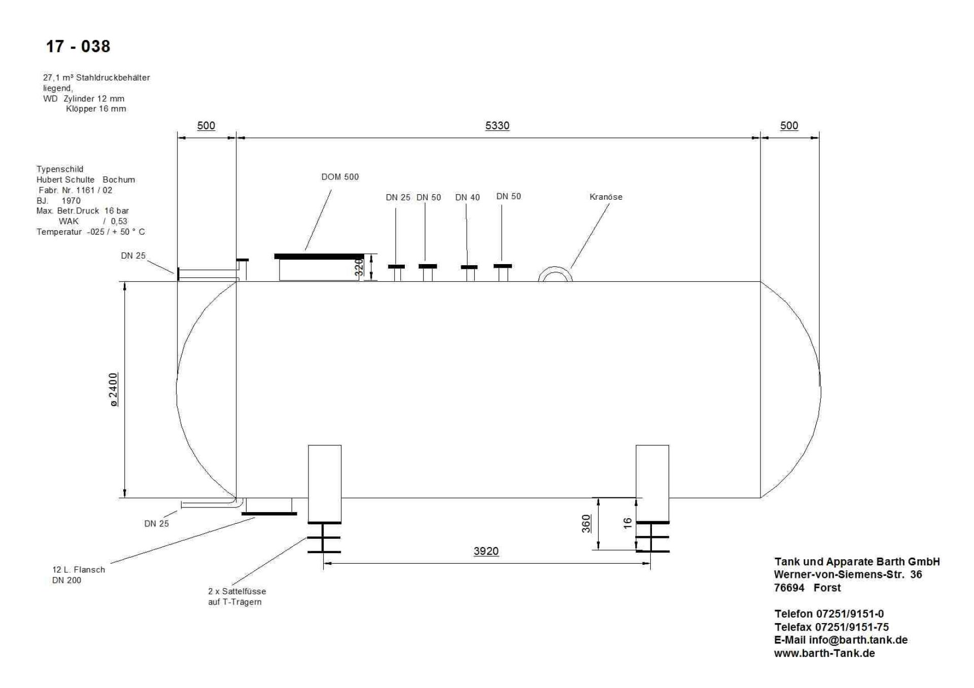 Druckbehälter aus Stahl, Über-/Unterdruck (4)