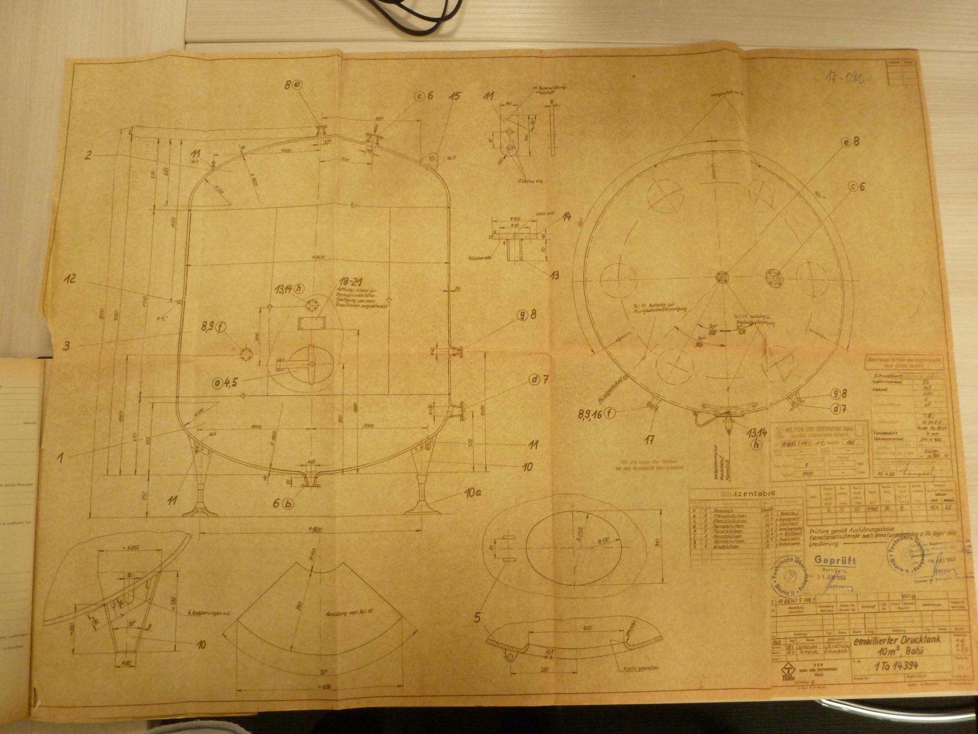 Druckbeh&auml;lter aus Stahl, emailliert (1)