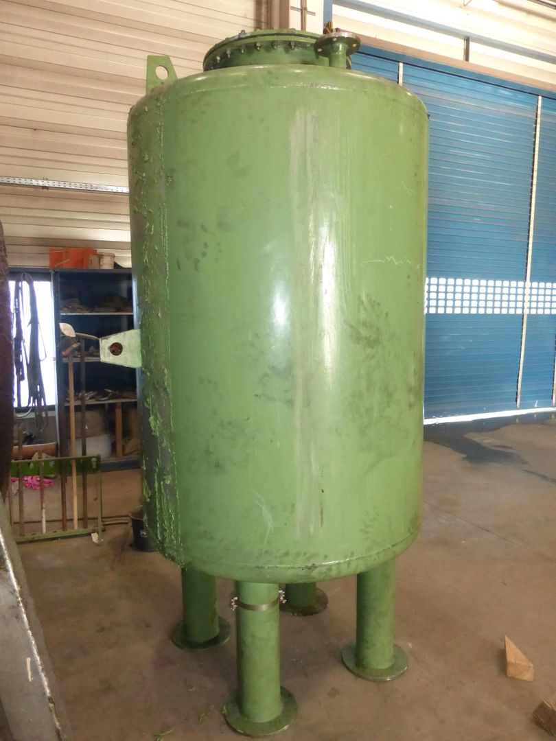 Lagerbehälter aus Edelstahl (V2A), grün lackiert (2)