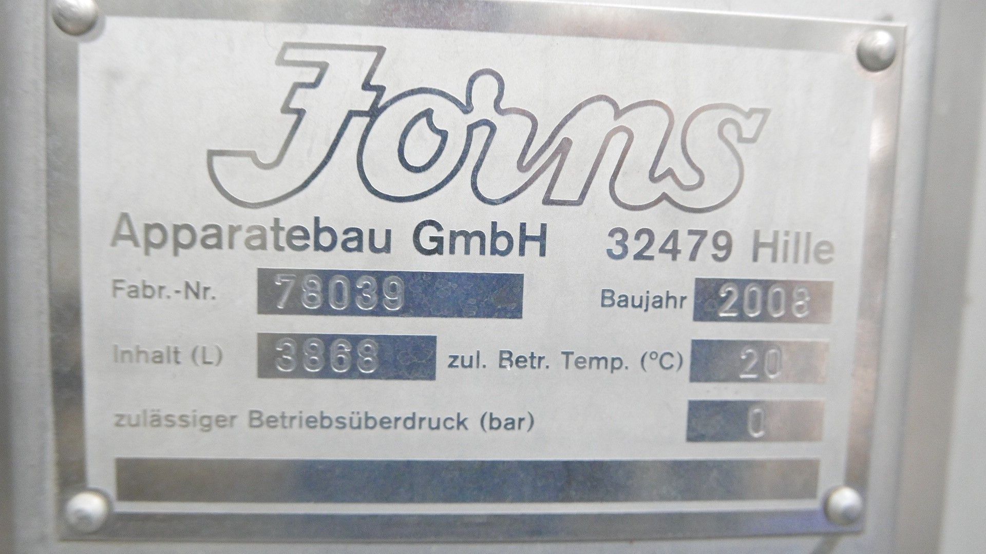 Lagerbehälter aus Edelstahl (V2A), Säure CIP (4)