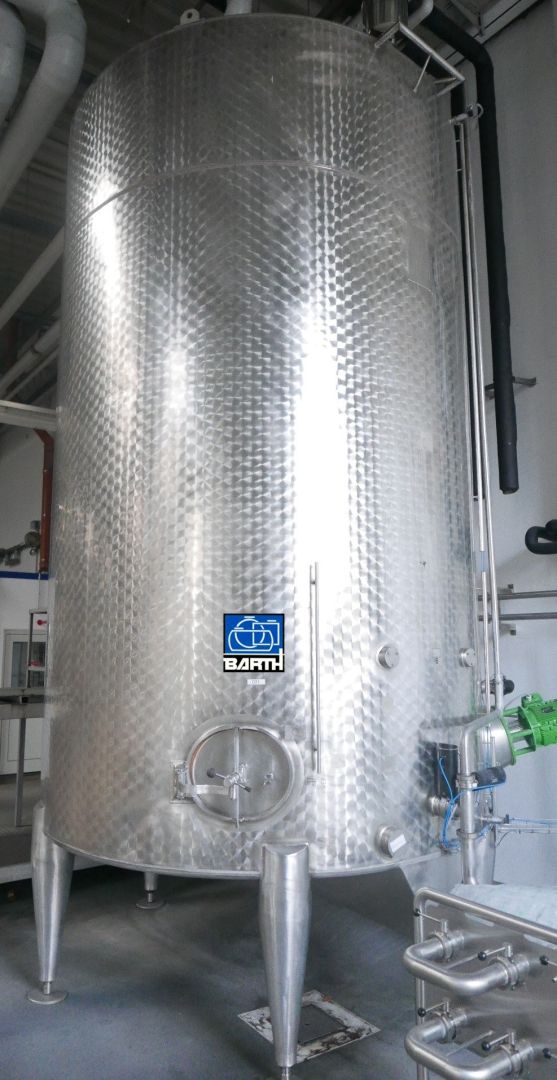 R&uuml;hrwerkbeh&auml;lter aus Edelstahl (V2A), stehend (1)