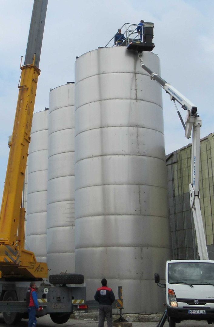 Lagerbeh&auml;lter aus Edelstahl (V2A), Flachboden (1)