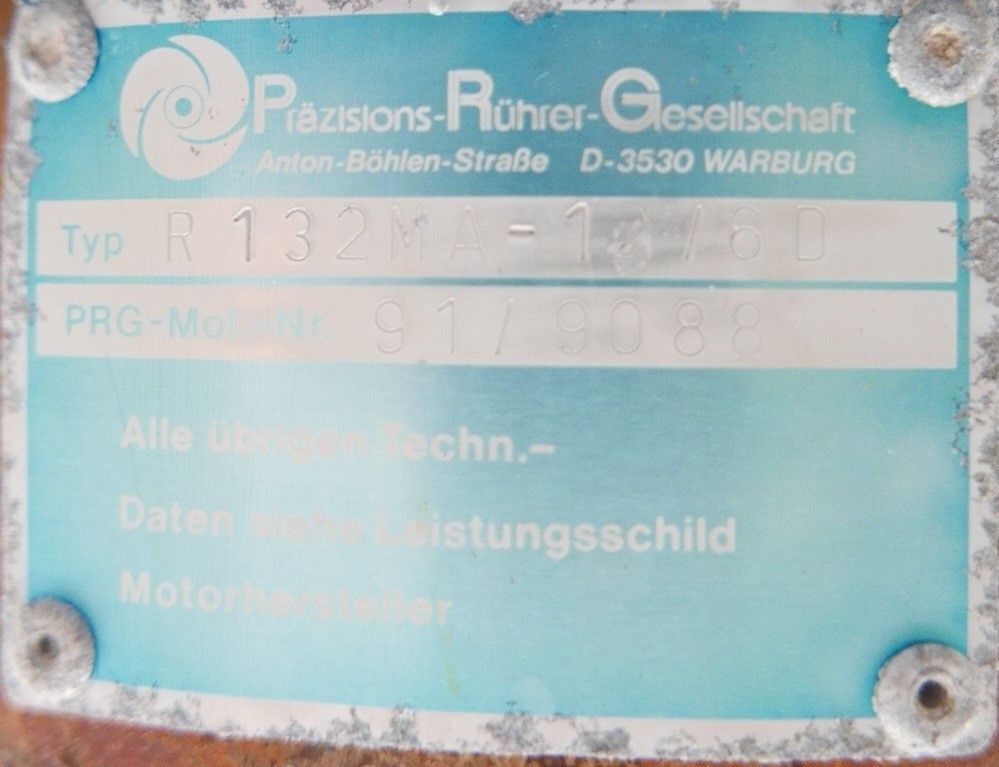 Rührwerkbehälter aus Edelstahl (V2A), ehem. KZE (5)