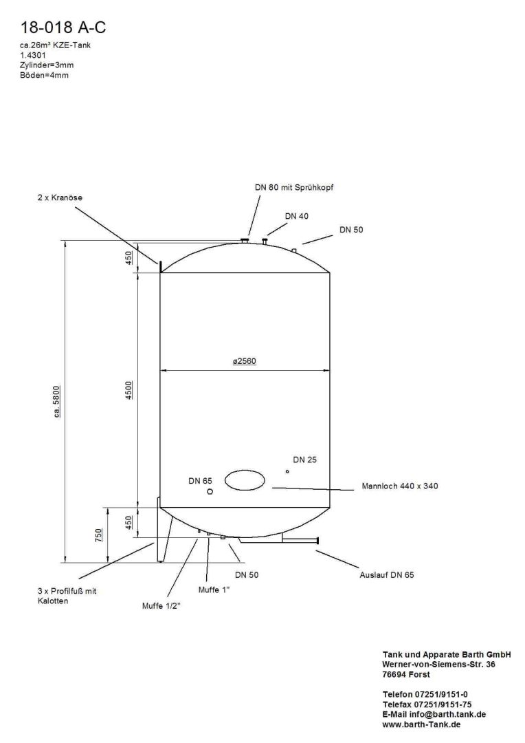 Lagerbehälter aus Edelstahl (V2A), KZE-Behälter (5)