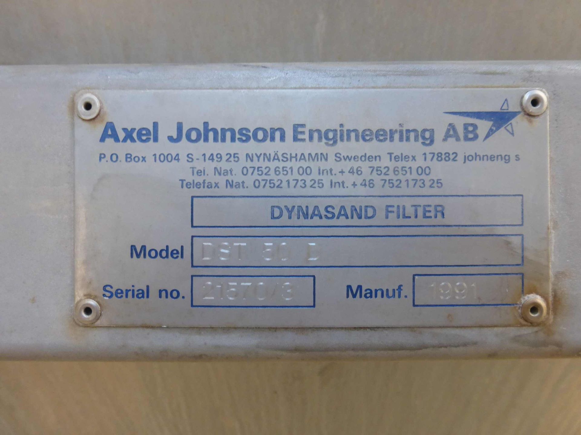 Filterbehälter aus Edelstahl (V2A), Sandfilter (2)