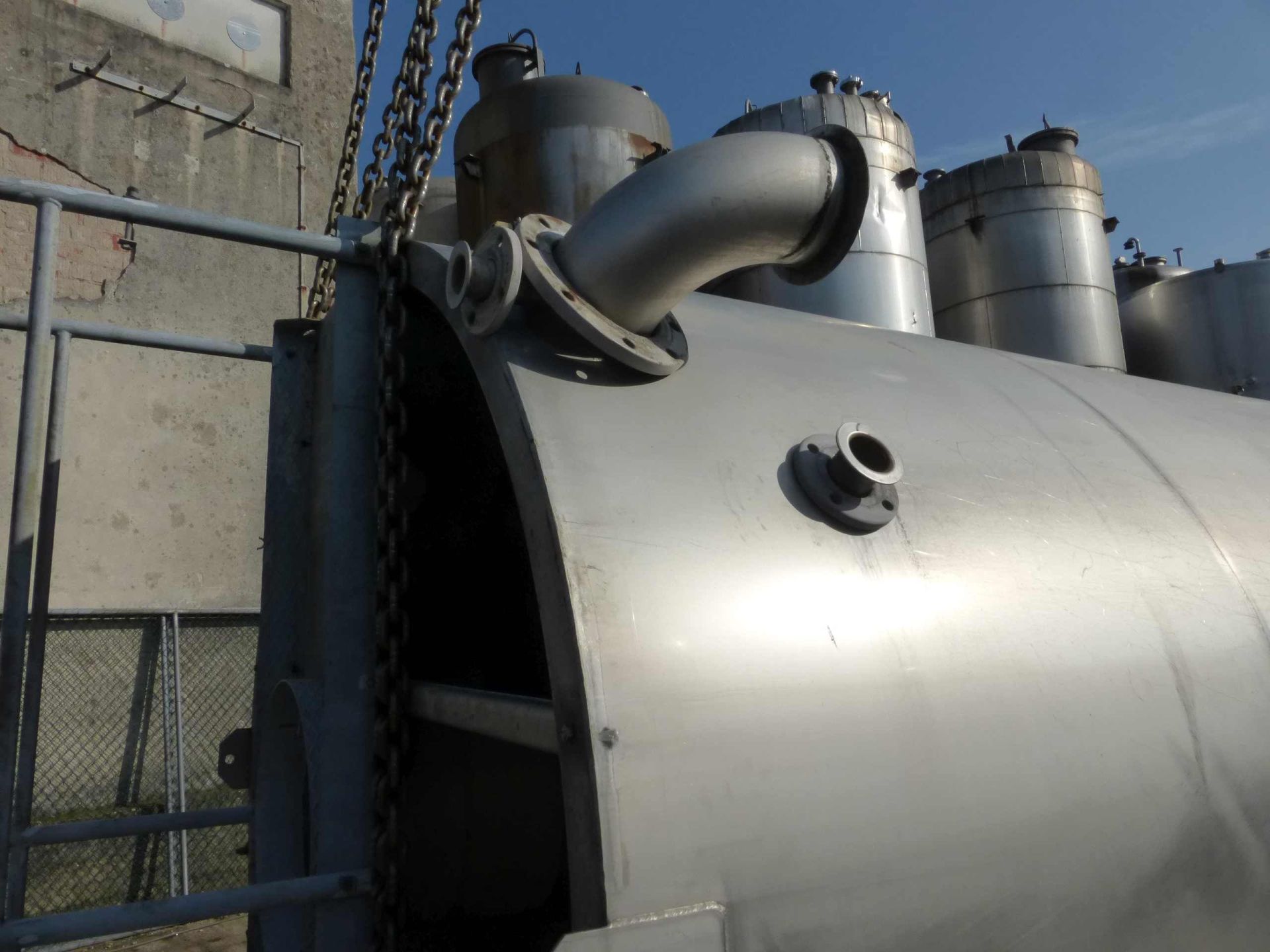 Filterbehälter aus Edelstahl (V2A), Sandfilter (3)